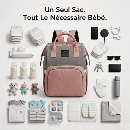 Nomade™ - Sac à dos à langer avec lit bébé intégré